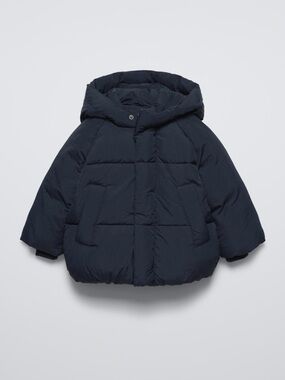 ZARA KIDS Hooded Quilted Jacket